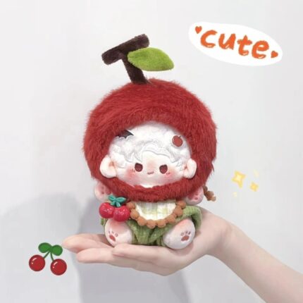 10cm love and deep space sylus cute cotton doll sitting naked baby sitting model plush toys