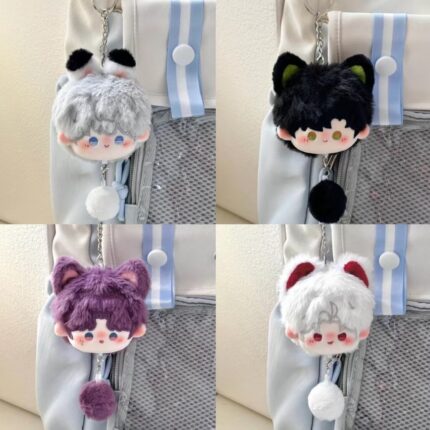 Love and Deep Space Cute Little Sourdough Cotton Doll 6cm Bag Pendant