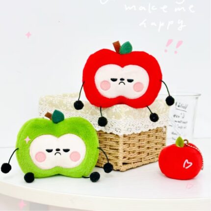 caleb cute doll sun fruit pendant book bag keychain plush dolls
