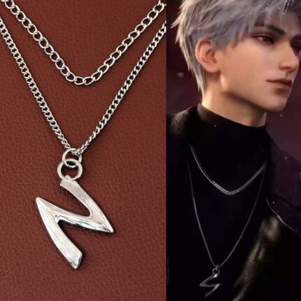 sylus love and deep space stacking necklace fly feather to night necklace