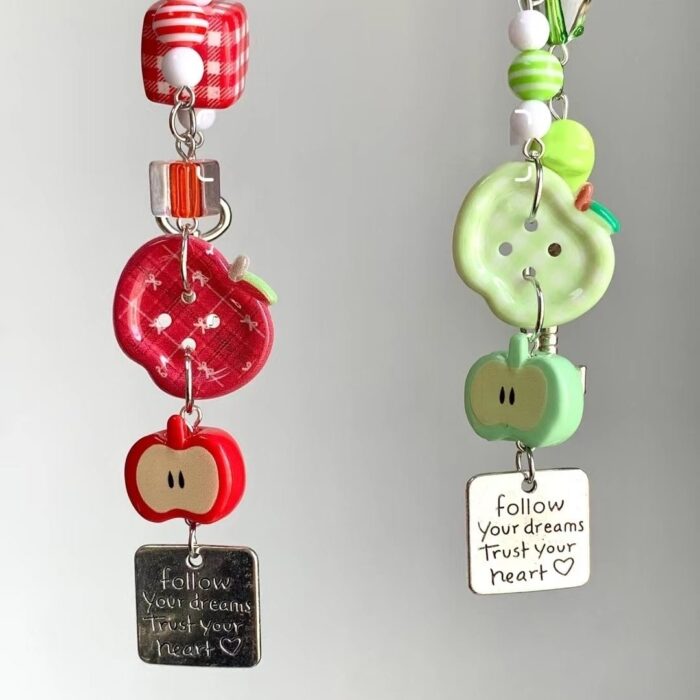 Apple ins style handmade phone chain pendant bag charm