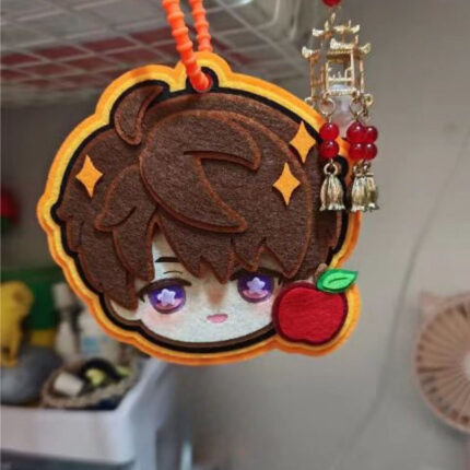caleb spun fabric pendant