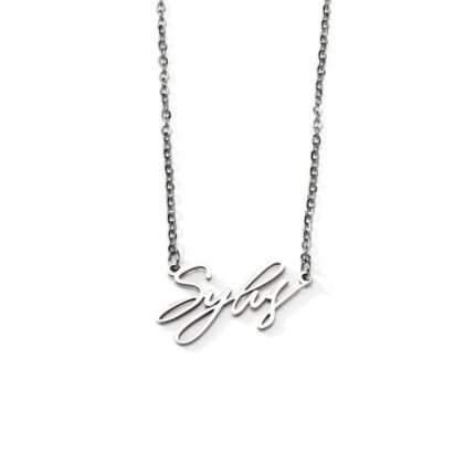 Love and Deep Space Alphabet Necklace
