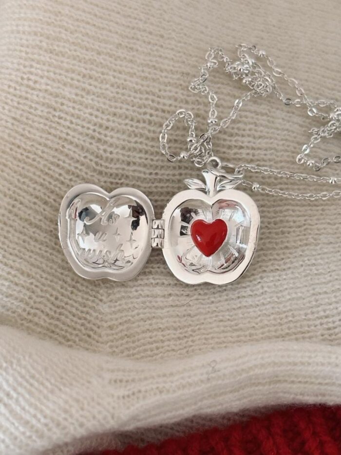 Caleb Apple Love Heart Necklace
