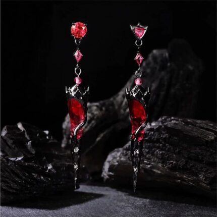 sylus dragon witch earrings