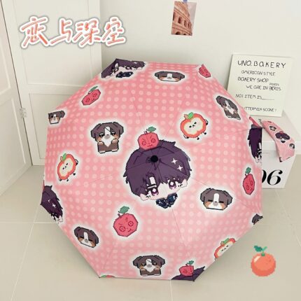 Love and Deep Space Cute Umbrella