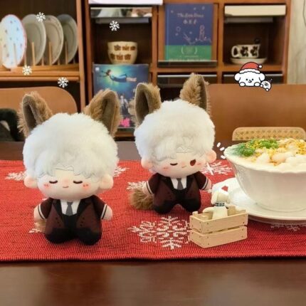 10cm sylus cat butler cotton doll