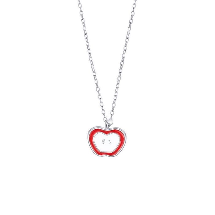 caleb apple necklace