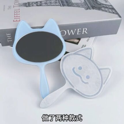 sylus cat cat head handheld mirror