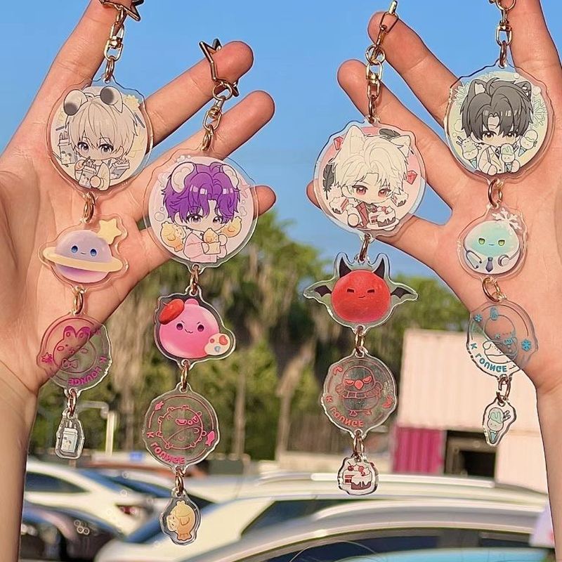 Love and Deep Space Triple Key Chain