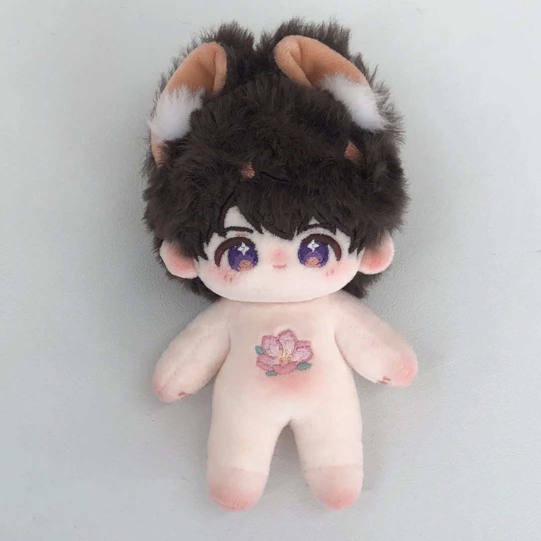 Caleb Cat Ear Cotton Doll 10 cm（Only dolls, no clothes)
